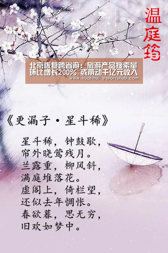 北京恢复跨省游:旅游产品搜索量环比增长200% 或带动千亿元收入‘HTH Sports 官网’(图1) 华体会最新地址